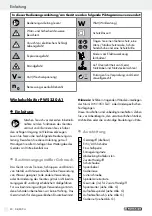 Preview for 20 page of Parkside PWS 230 A1 Operation And Safety Notes