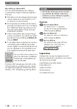 Preview for 34 page of Parkside PWS 230 D4 Original Instructions Manual