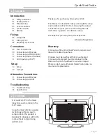 Preview for 2 page of Q Acoustics Q-TV2 Quick Start Manual