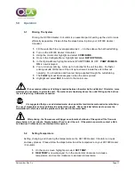 Preview for 11 page of QLA HC1000 Operating Instructions Manual