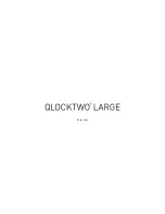 QLOCKTWO LARGE Manual preview