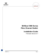 Qlogic SANbox 5000 Series Installation Manual preview
