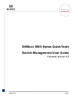 Qlogic SANbox 5000 Series User Manual preview