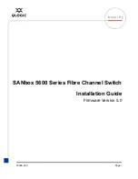 Preview for 1 page of Qlogic SANbox 5600 Series Installation Manual