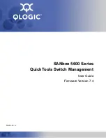 Preview for 1 page of Qlogic SANbox 5600 Series User Manual
