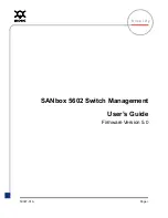 Preview for 1 page of Qlogic SANbox 5602 User Manual