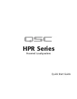 Preview for 1 page of QSC HPR152F Quick Start Manual