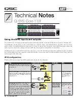 QSC Q-SYS Core 110f Technical Notes preview