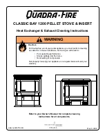 Quadra-Fire CLASSIC BAY 1200 Cleaning Instructions preview
