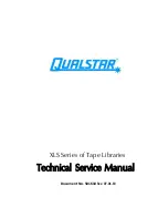 Preview for 1 page of Qualstar XLS Series Technical & Service Manual