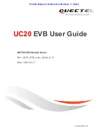 Quectel UC20 User Manual preview