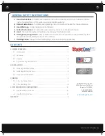 Preview for 2 page of QuietCool AFG SMT-3.0 Owner'S Manual