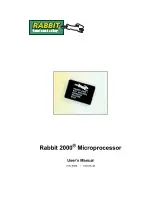 Rabbit 2000 User Manual preview