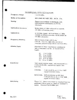 Preview for 8 page of Racal Acoustics RA 1217 Operator'S Manual