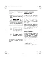 Preview for 3 page of Radio Shack ET-007 Owner'S Manual