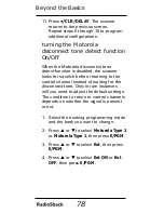 Preview for 78 page of Radio Shack PRO-528 User Manual