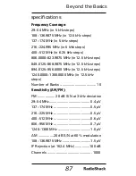 Preview for 87 page of Radio Shack PRO-528 User Manual