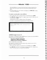 Preview for 78 page of Radio Shack TRS-80 Model 100 User Manual