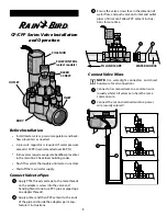 Rain Bird CPF Series Installation And Operation Manual preview