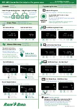 Preview for 2 page of Rain Bird ESP-ME3 Quick Reference Manual