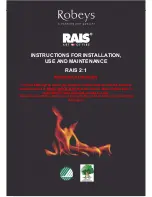 RAIS 2:1 Instructions For Installation, Use And Maintenance Manual preview