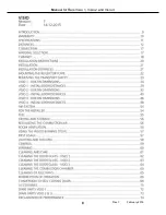 Preview for 8 page of RAIS VISIO 1 Instructions For Installation, Use And Maintenance Manual