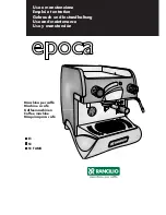 Preview for 44 page of Rancilio Epoca S Use And Maintenance Manual