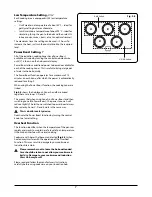 Preview for 11 page of Rangemaster Excel 110 G5 Induction User'S Manual & Installation Instructions