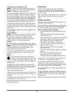 Preview for 14 page of Rangemaster Excel 110 G5 Induction User'S Manual & Installation Instructions