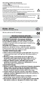 Preview for 74 page of Rapid BTX530 Operating Instructions Manual