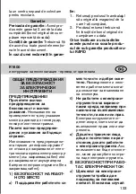 Preview for 133 page of Rapid R1600 Operating Instructions Manual