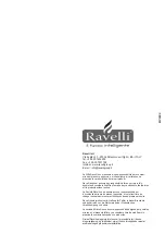 Preview for 8 page of Ravelli HR70 Manual