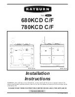 Rayburn 680KCD C Installation Instructions Manual preview