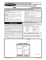 Preview for 1 page of Rayburn Heatranger 480AG (CF) Operating Instructions Manual