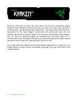 Preview for 1 page of Razer KRAKEN Pro Master Manual