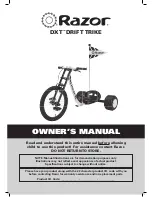 Razor DXT Owner'S Manual preview