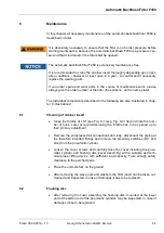 Preview for 34 page of SAB F450 Operation Manual