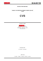 Preview for 3 page of Sacmi CVS Series Technical Documentation Manual