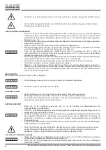 Preview for 54 page of SAER Elettropompe IR Use And Maintenance Manual