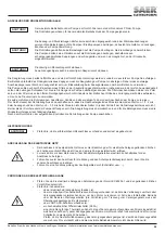 Preview for 55 page of SAER Elettropompe IR Use And Maintenance Manual