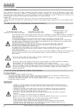 Preview for 60 page of SAER Elettropompe NCB Use And Maintenance Manual