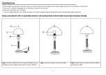 Preview for 2 page of Safavieh Lighting TALON TBL4474 Quick Start Manual