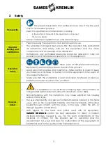 Preview for 3 page of SAMES KREMLIN FStart P HVLP-12-XLva Manual