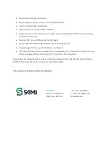 Preview for 10 page of Sami 150-50 Operator'S Manual
