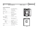 Preview for 2 page of Samson dB1800a Product Specification Sheet