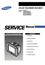 Preview for 1 page of Samsung CS29A7HF9X/XSV Service Manual