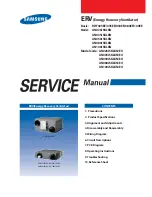 Samsung ERV Operating Instructions Manual preview