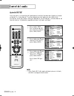 Preview for 78 page of Samsung HL-R5078W Manual De Instrucciones