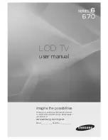 Samsung LN40C670M1F User Manual preview