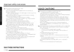 Preview for 8 page of Samsung ME16K3010A SERIES User Manual